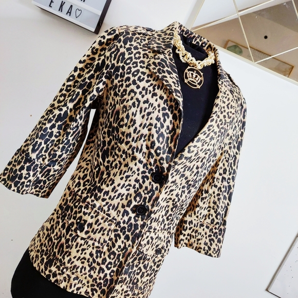 Leopard blazer - Picture 1 of 8